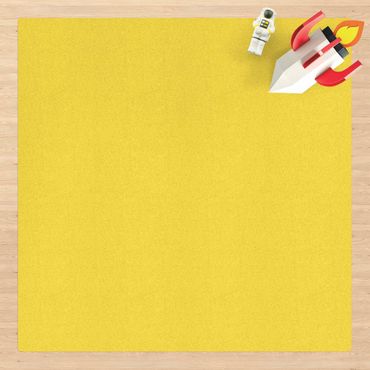 Kork-Teppich - Colour Lemon Yellow - Quadrat 1:1