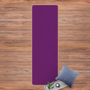 Yogamatte Kork - Colour Purple
