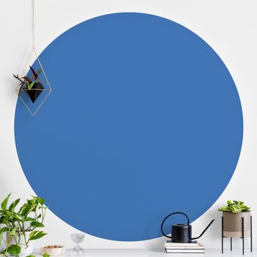 Runde Tapete selbstklebend - Colour Royal Blue