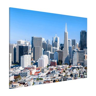 Magnettafel - San Francisco Skyline - Querfromat 4:3