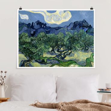 Poster - Vincent van Gogh - Olivenbäume - Querformat 3:4
