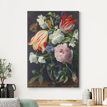 Wechselbild - Daniel Seghers - Vase mit Blumen
