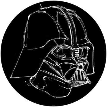 Fototapete - Star Wars Ink Vader