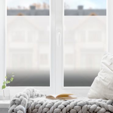 Fensterfolie - Sichtschutz - Dip-Dye Dunkelgrau - Fensterbilder