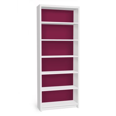 Möbelfolie für IKEA Billy Regal - Klebefolie Colour Wine Red