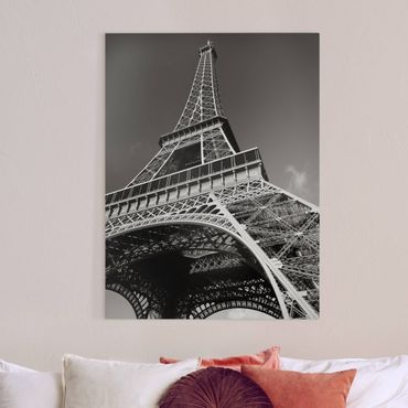 Leinwandbild - Eiffelturm - Hochformat 3:4