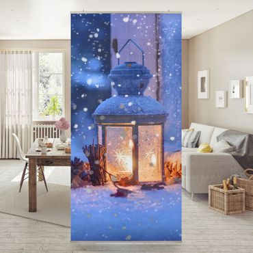 Raumteiler - Winterromantik 250x120cm