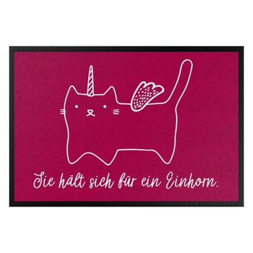 Fußmatte - Einhorn-Katze