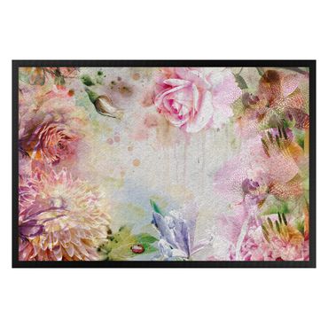 Fußmatte - Floral Watercolor