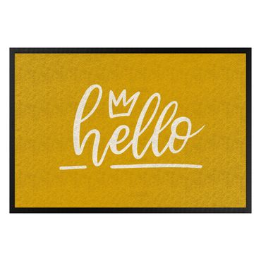 Fußmatte - Hello handwritten