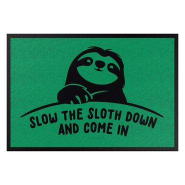 Fußmatte - Slow the sloth down