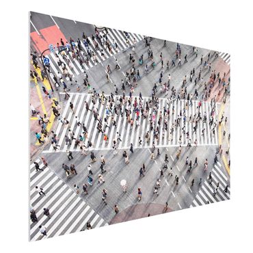 Forex Fine Art Print - Shibuya Crossing in Tokio - Querformat 3:2