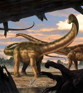 Fototapete - Seismosaurus