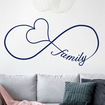 Wandtattoo - Infinity Family