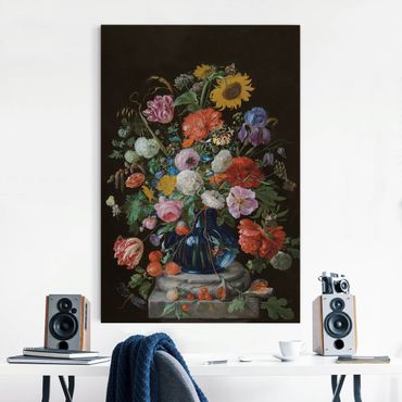 Akustikbild - Jan Davidsz de Heem - Glasvase mit Blumen