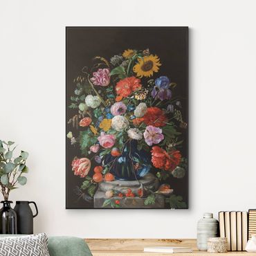 Wechselbild - Jan Davidsz de Heem - Glasvase mit Blumen