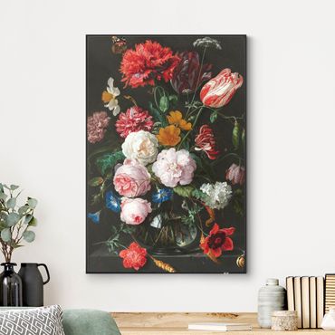 Wechselbild - Jan Davidsz de Heem - Stillleben mit Blumen in einer Glasvase