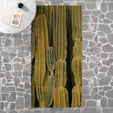 Kork-Teppich - Kaktus Wand - Hochformat 1:2