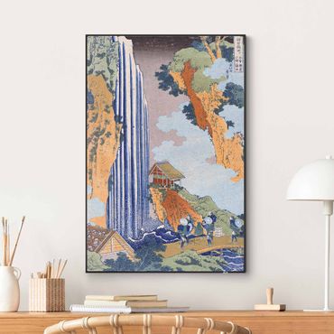 Wechselbild - Katsushika Hokusai - Ono Wasserfall