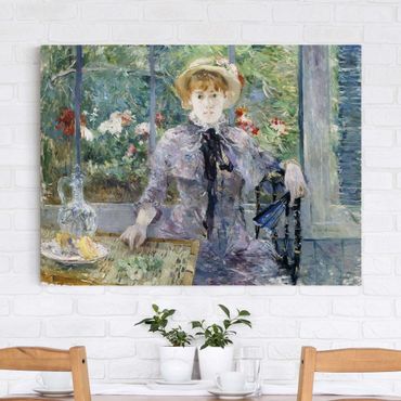 Leinwandbild - Berthe Morisot - Nach dem Mittagessen - Quer 4:3