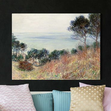 Leinwanddruck Claude Monet - Gemälde Die Küste von Varengeville - Kunstdruck Quer 4:3 - Impressionismus