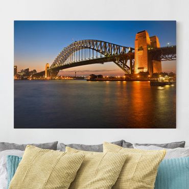 Leinwandbild - Harbour Brücke in Sydney - Quer 3:2
