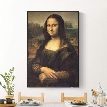 Akustik-Wechselbild mit Spannrahmen - Leonardo da Vinci - Mona Lisa