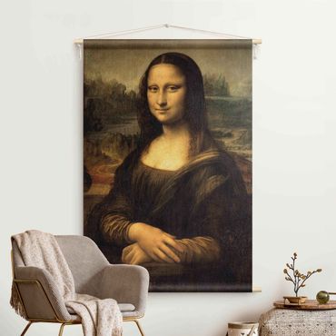 Wandteppich - Leonardo da Vinci - Mona Lisa - Hochformat 2:3