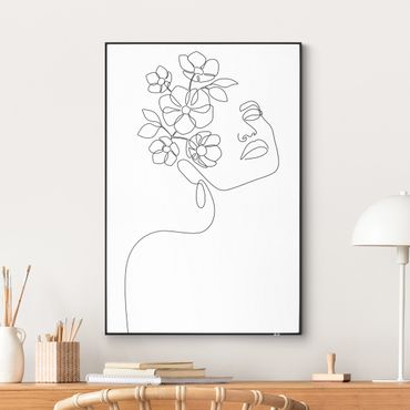 Wechselbild - Line Art - Dreamy Girl Blossom