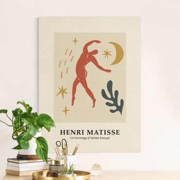 Leinwandbild Natur - Matisse Hommage - Sternentanz - Hochformat 3:4
