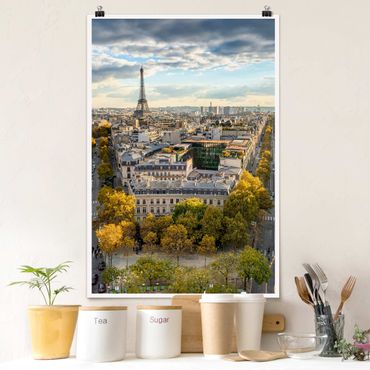 Poster - Nice day in Paris - Hochformat 2:3