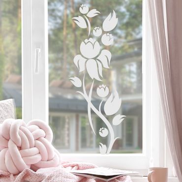 Fensterfolie - Fenstertattoo - Fensterdeko - No.352 Knospen - Fensterbilder Frühling