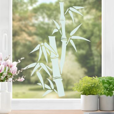 Fensterfolie - Fenstertattoo No.SF971 Bambus - Milchglasfolie