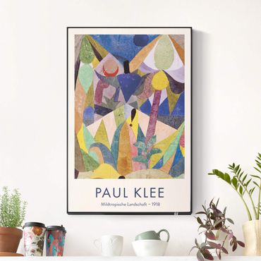 Akustik-Wechselbild - Paul Klee - Mildtropische Landschaft - Museumsedition