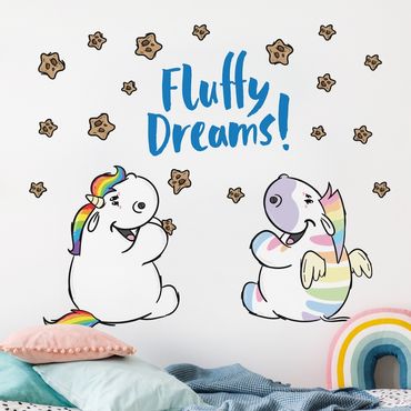 Wandtattoo - Pummeleinhorn - Fluffy Dreams Sternkekse