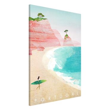 Magnettafel - Reiseposter - Portugal - Memoboard Hochformat