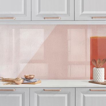 Küchenrückwand - Rosa Geometrie