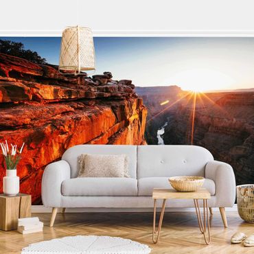 Fototapete - Sonne im Grand Canyon