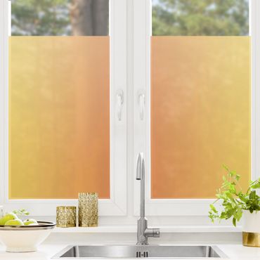 Fensterfolie - Sichtschutz - Sonnen Farbverlauf - Fensterbilder