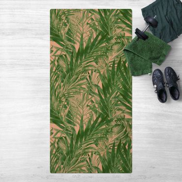 Kork-Teppich - Tropisches Unterholz Grün - Hochformat 1:2