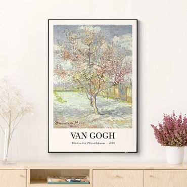Wechselbild - Vincent van Gogh - Blühender Pfirsichbaum - Museumsedition