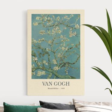 Leinwandbild Natur - Vincent van Gogh - Mandelblüte - Museumsedition - Hochformat 2:3