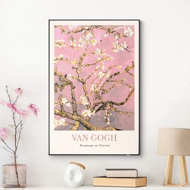 Wechselbild - Vincent van Gogh - Mandelblüte in rosa - Museumsedition