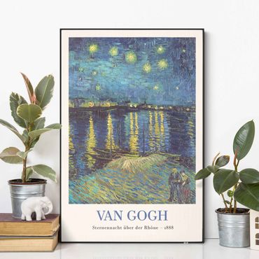 Wechselbild mit Spannrahmen - Vincent van Gogh - Sternennacht - Museumsedition