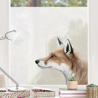 Fensterfolie - Sichtschutz - Waldfreunde - Fuchs - Fensterbilder