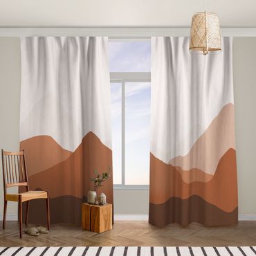 Vorhang - Wüsten Berge I