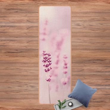 Yogamatte Kork - Zartvioletter Lavendel