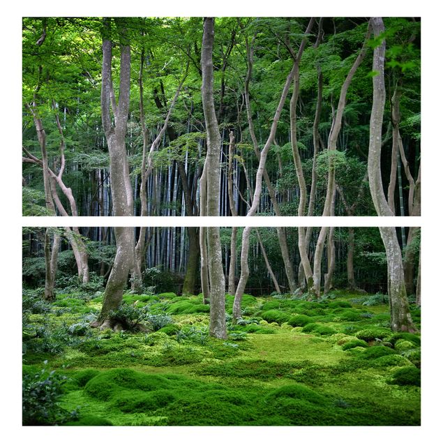 Klebefolie Malm Kommode Japanischer Wald