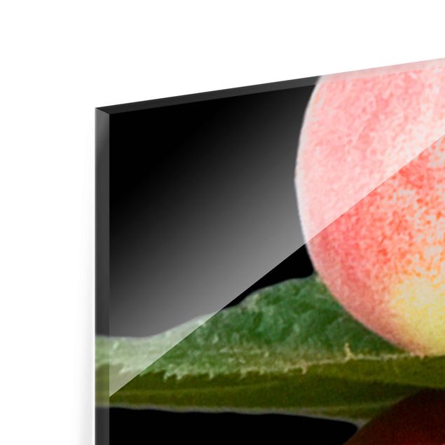 Glasbild mehrteilig - Obst Mix 4-teilig