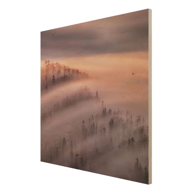 Holzbilder Nebelflut